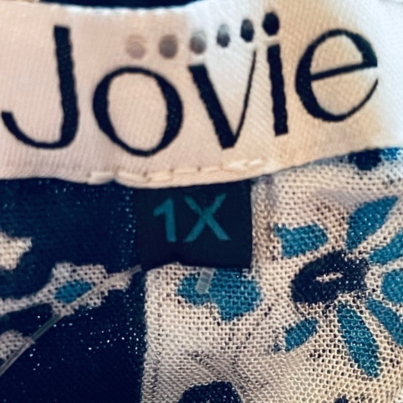 NWT Jovie Paisley Tie Front Blouse - Picture 5 of 8